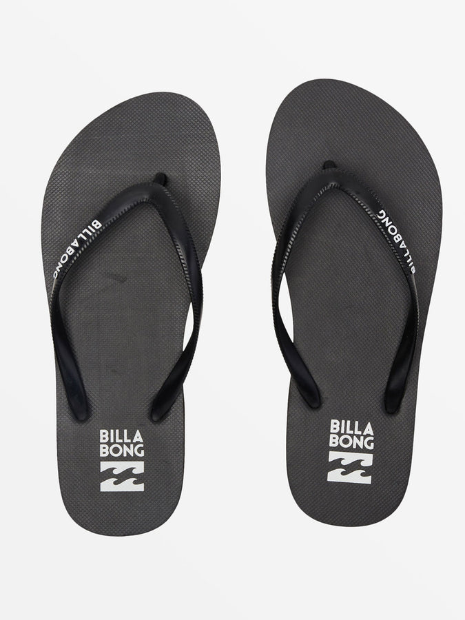 Billabong Dama Rubber Flip Flop Sandals | BLACK/BLACK/WHITE (BLW)
