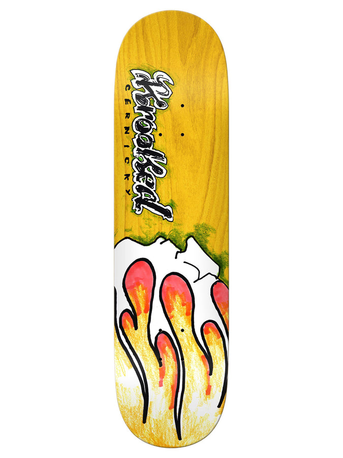 Krooked Cernicky Gastown 8.62 Skateboard Deck | YELLOW