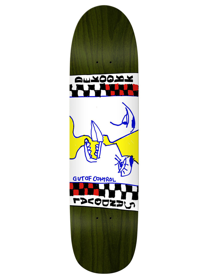 Krooked Sandoval Control 8.25 Old School Skateboard Deck | ASSORTED