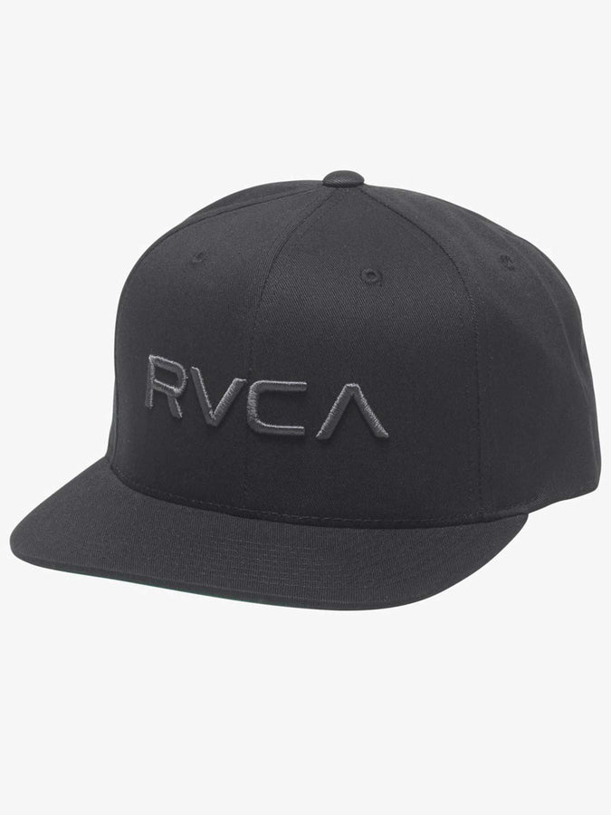 RVCA Twill II Snapback Hat | BLACK/CHARCOAL (BCL)