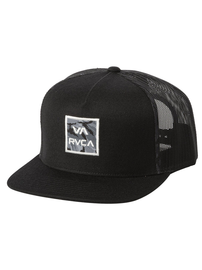 RVCA VA ATW Print Trucker Hat | BLACK (BLK)