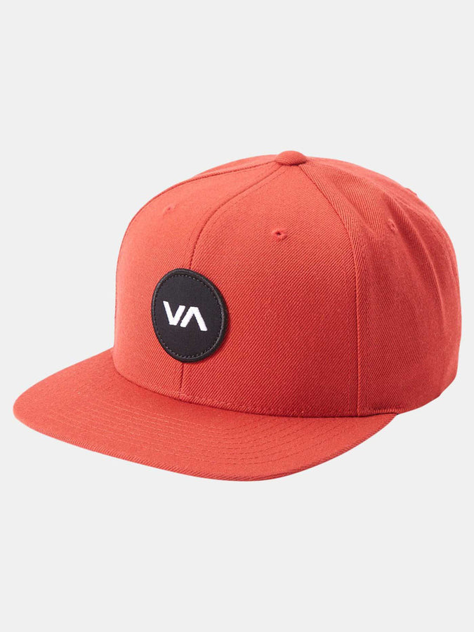 RVCA VA Patch Snapback Hat | BRICK RED (BRK)