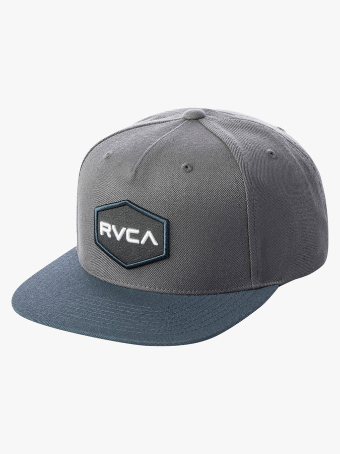 RVCA Commonwealth Snapback Hat | GREY BLUE (GBL)
