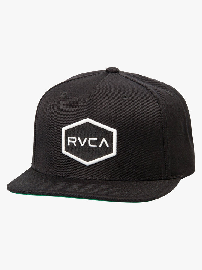RVCA Commonwealth Snapback Hat | BLACK/WHITE (BKW)