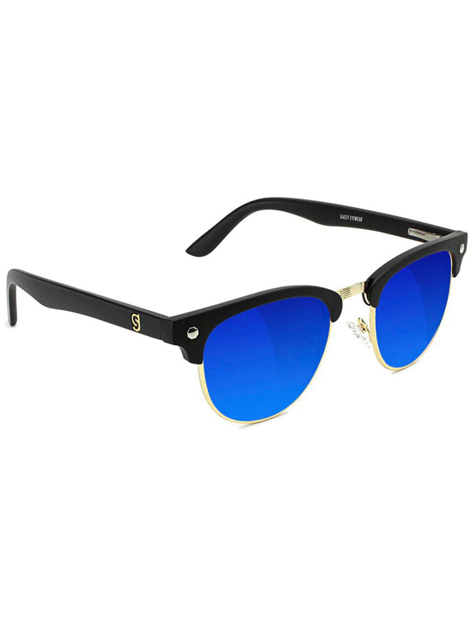 Glassy Morrison Polarized Sunglasses | BLACK/BLUE MIRROR POL