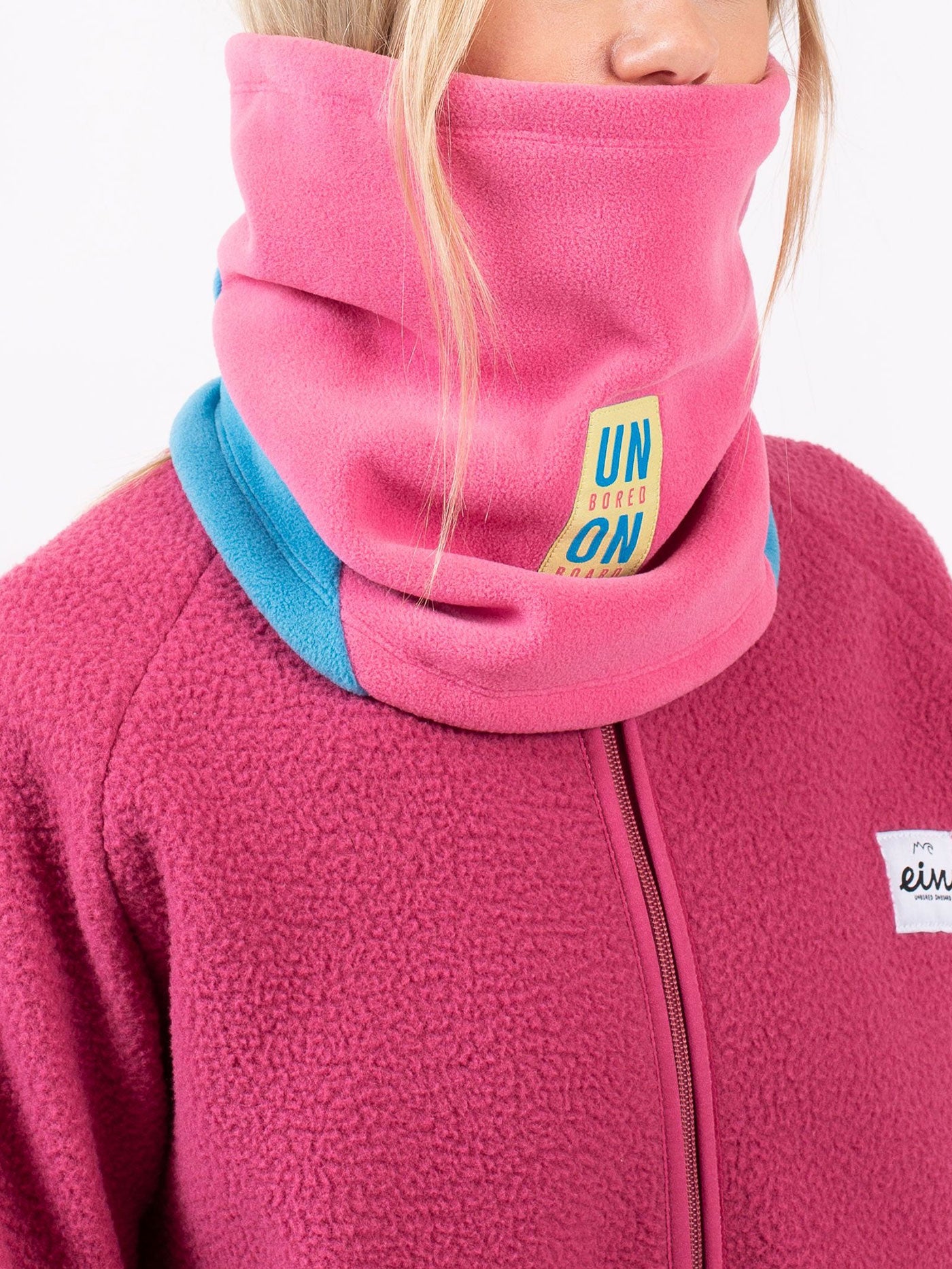 Eivy Tubular Fleece MX Pink Snowboard Neck Warmer 2023