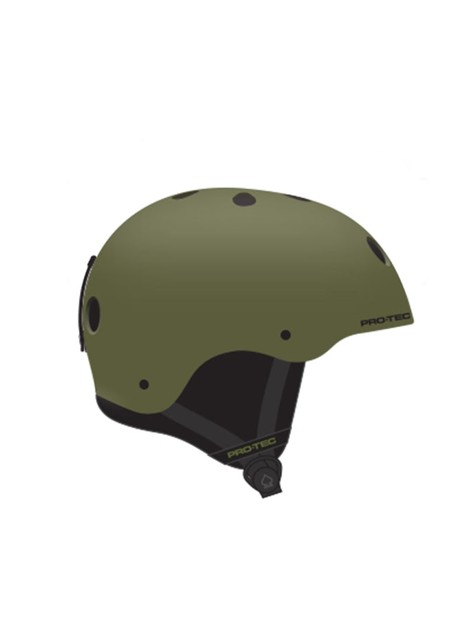 Pro-Tec Classic Certified Snow Helmet | MATTE OLIVE