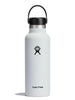 Hydro Flask 18oz Standard Mouth Flex Cap White Bottle
