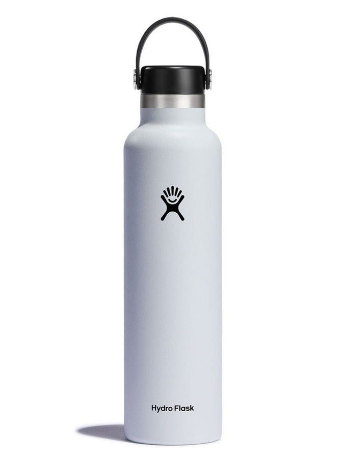 Hydro Flask 24oz Standard Mouth Flex Cap White Bottle | WHITE