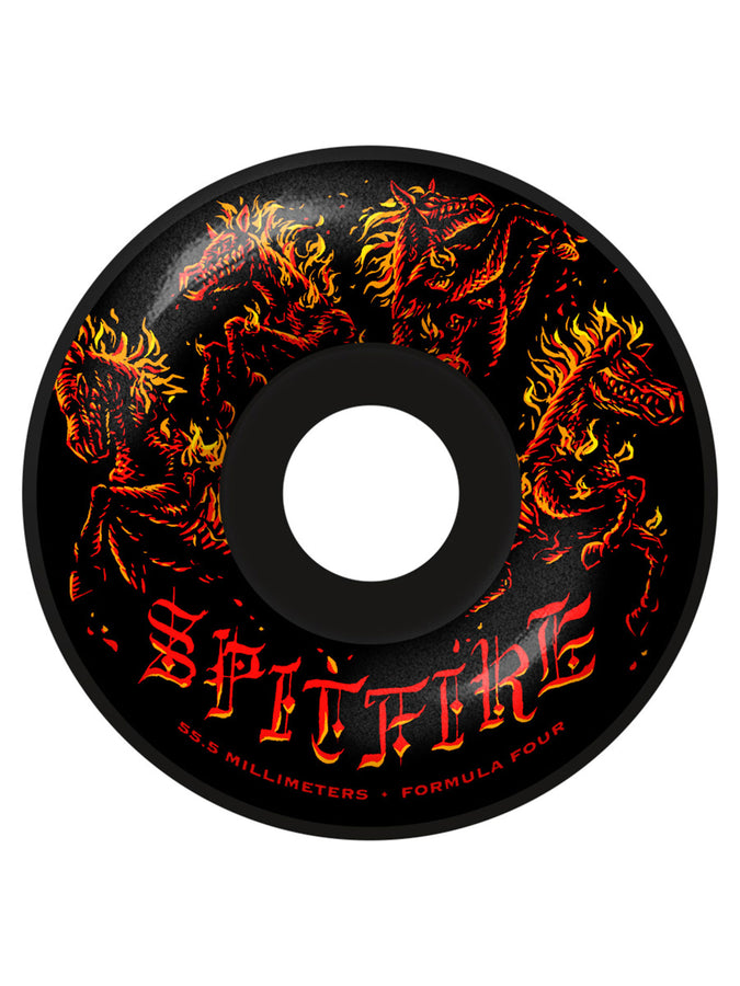 Spitfire F4 Apocalypse Radial Black Skateboard Wheels | BLACK