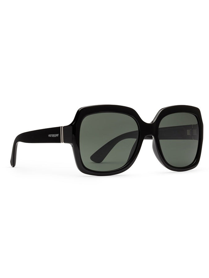 Von Zipper Dolls Black Gloss Sunglasses | BLK GLOSS/VINT GREY (BKV)