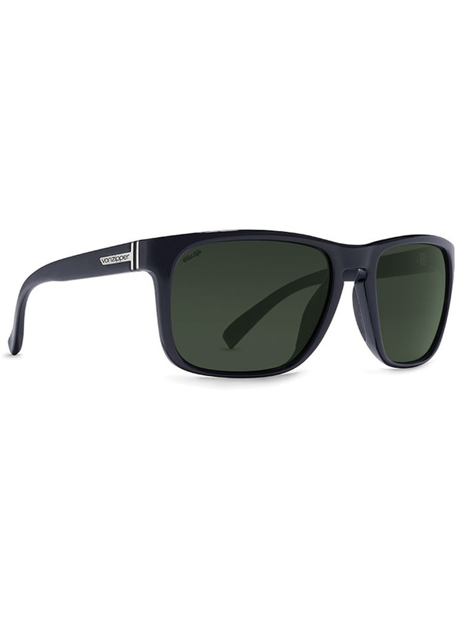 Von Zipper Lomax Black Gloss/Vintage Grey Sunglasses | BLK GLOSS/VIN GREY (PBV)