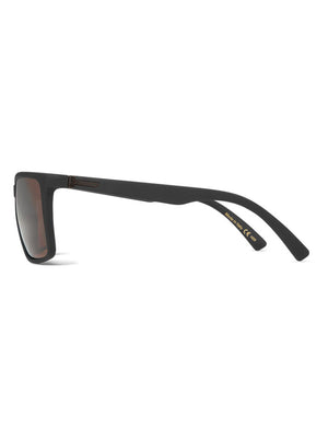 Von Zipper Dipstick Black Satin/Bronze Polarized Sunglasses