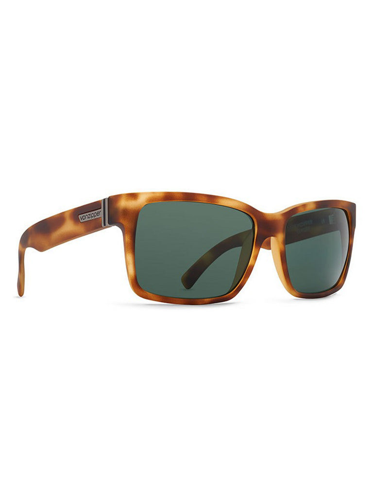 Von Zipper Elmore Tortoise Satin/Grey Sunglasses | EMPIRE