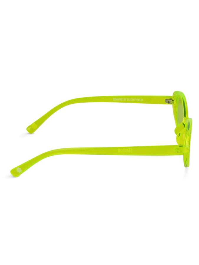 Glassy Stanton Polarized Sunglasses | LIME/LIME