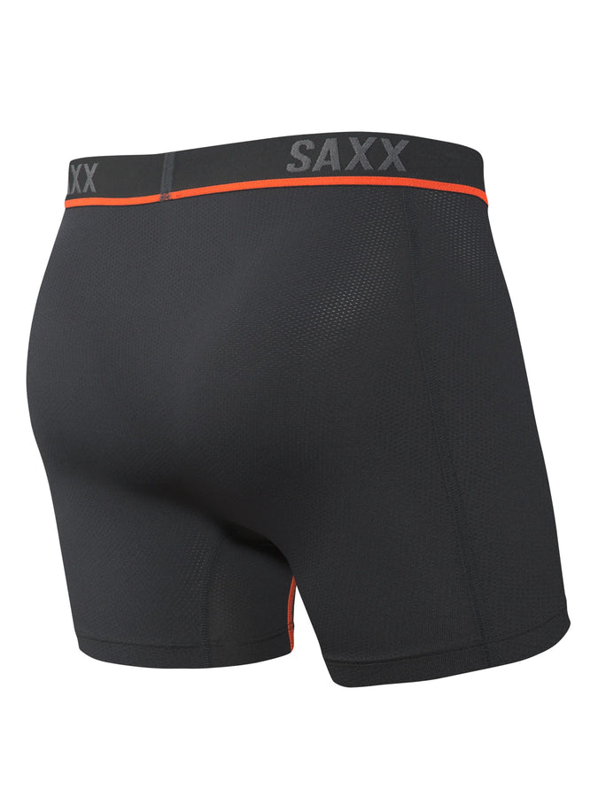 Saxx Kinetic Light-Compression Mesh Brief Black/Vermillon Boxer | BLACK/VERMILLION (BVR)