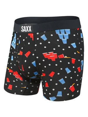 SAXX Vibe Black Beer Champs Boxer