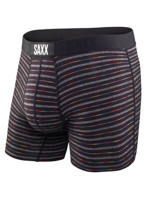 Saxx Vibe Brief Black Gradient Stripe Boxer