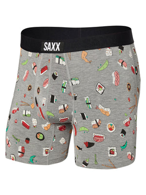 SAXX Vibe Brief Grey Sushi Doobie Doo Boxer