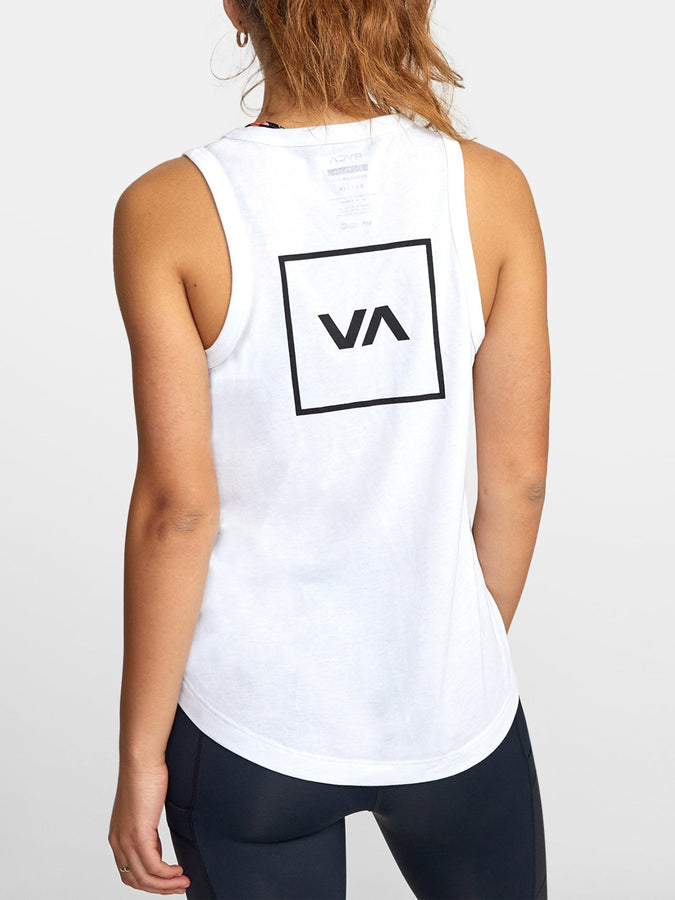 RVCA VA Muscle Workout Tank Top | WHITE (WHT)