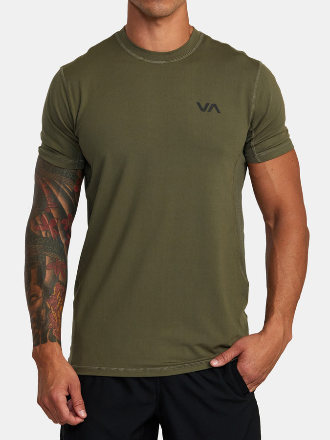 RVCA Sport VA Vent T-Shirt | OLIVE (OLV)
